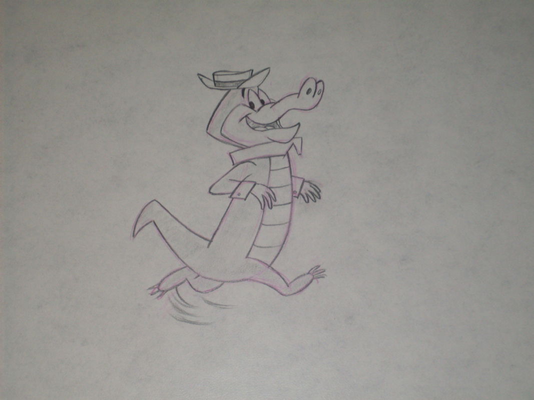 Hanna Barbera Wally Gator Show Opening Credits Original Art In Northbay Dan S Hanna Barbera